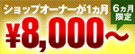 ショップオーナーが1ヵ月10000円から